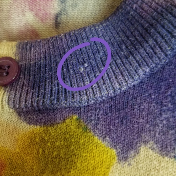 Colorful Floral Cardigan Med - Picture 13 of 13
